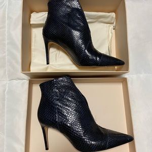 Alexandre Birman Python Booties